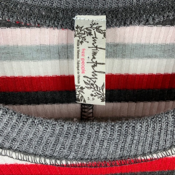 Intimately Free People Striped Ribbed Knit Shirt - Picture 5 of 8